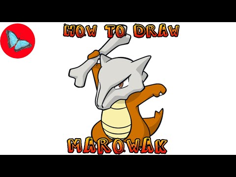 How To Draw Pokemon  Marowak  Drawing Animals