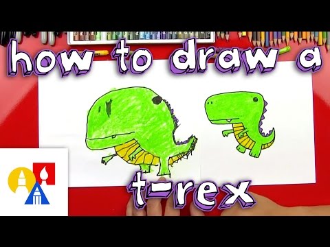 How To Draw A Cartoon TRex
