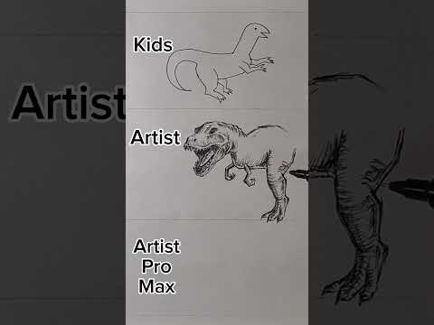 How to Draw a Dinosaur  which level are you shorts
