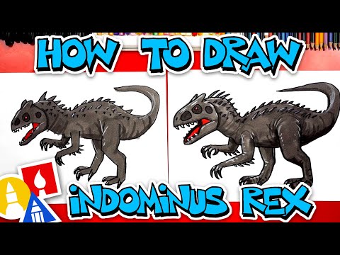 How To Draw Indominus Rex From Jurassic Park