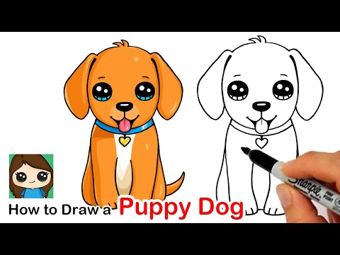How to Draw a Puppy Dog  