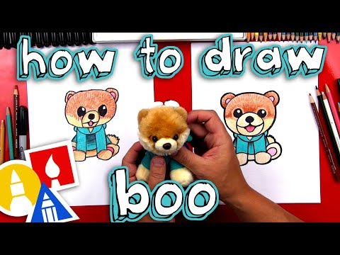 How To Draw Boo The Cutest Dog In The World  Gund Giveaway