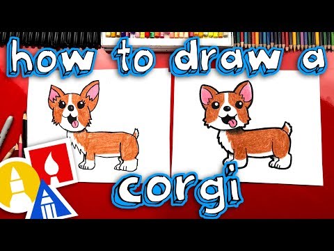 How To Draw A Corgi  DRAW ALONG WITH US