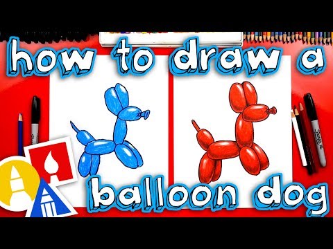 How To Draw A Dog Balloon Animal