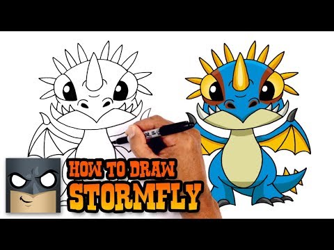How to Draw a Dragon  Stormfly  How to Train your Dragon