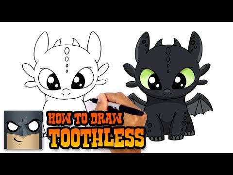 How to Draw Toothless  How to Train Your Dragon