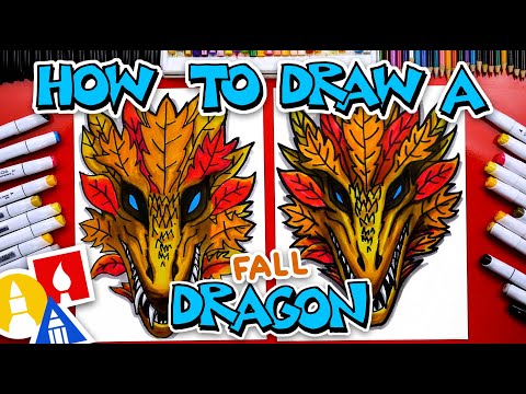 How To Draw An Autumn Dragon  Advanced