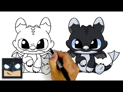 How To Draw Night Light  How To Train Your Dragon