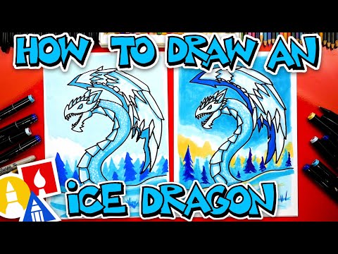 How To Draw An Ice Dragon  Advanced