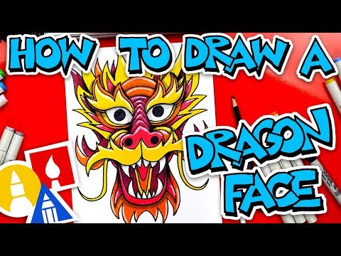 How To Draw A Chinese Dragon Face