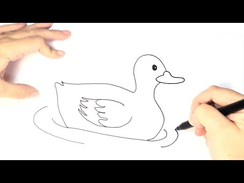 How to draw a Duck for Kids