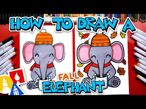 How To Draw A Fall Elephant  Autumn