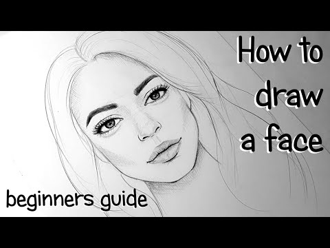 HOW TO DRAW FACES FOR BEGINNERS EASY TUTORIAL