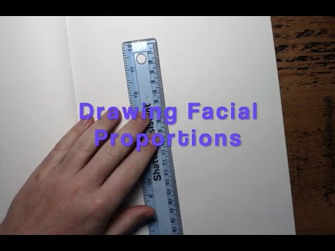 Easy way to draw faces in proportion  step by step
