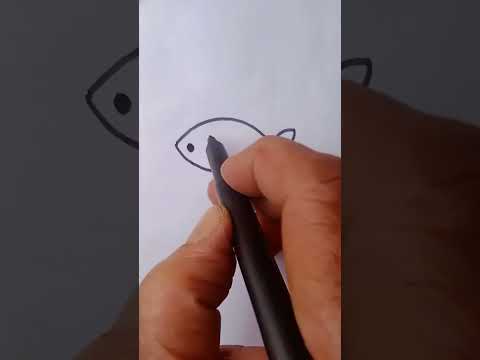 Very Easy Fish Drawing For Kids  Shorts