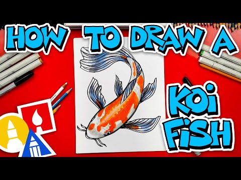 How To Draw A Koi Fish