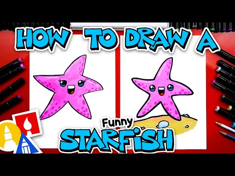 How To Draw A Funny Starfish