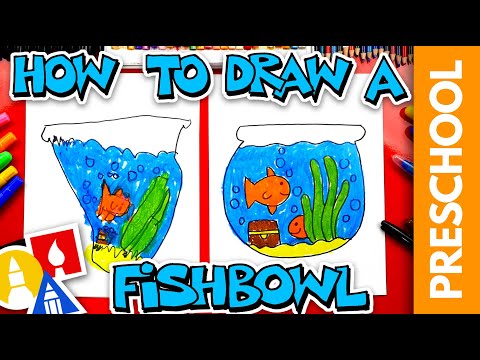 How To Draw A Fishbowl  Preschool