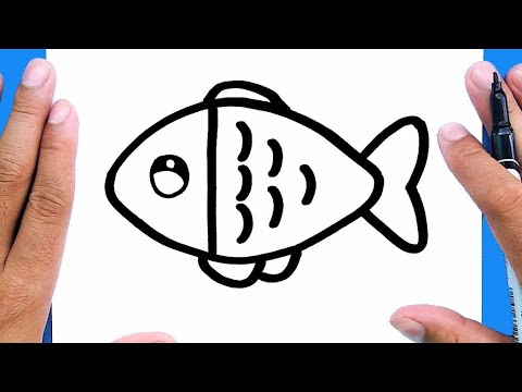 How to draw a cute fish Draw cute things