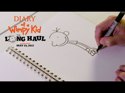 Diary of a Wimpy Kid The Long Haul  How to Draw Greg  Fox Family Entertainment