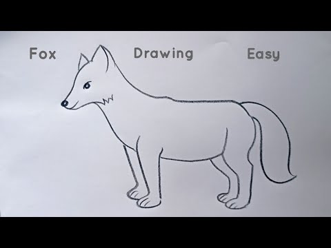 how to draw fox drawing easy step by stepKids Drawing Talent