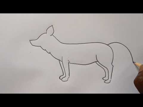 how to draw fox drawing easy step by step  fox drawingDrawingTalent
