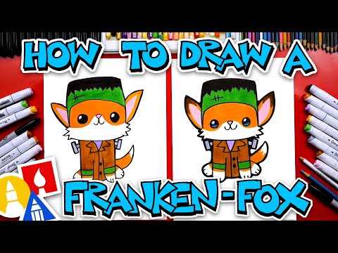 How To Draw A FrankenFox For Halloween