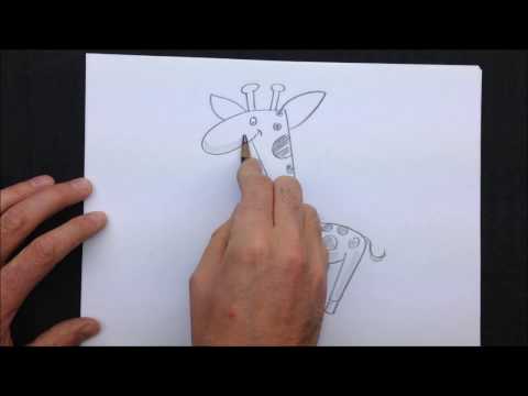 KIDS How to Draw a giraffe