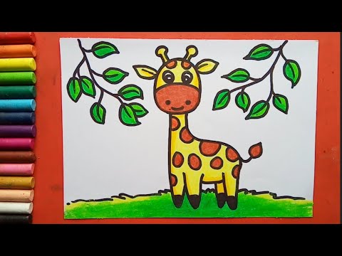 Easy and simple Giraffe drawing