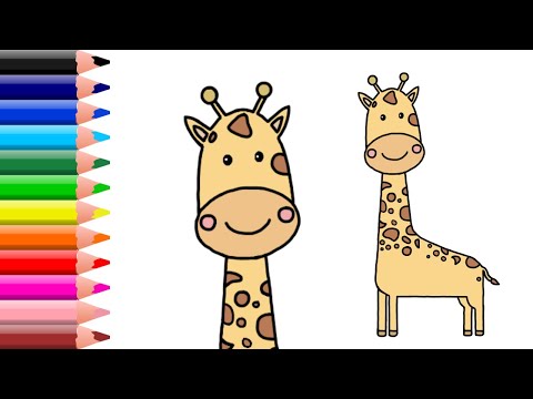 Drawing a Giraffe for Kids