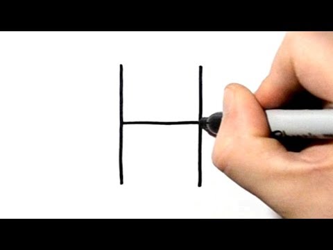 How to Draw a Horse After Writing Letter H  LetterToons