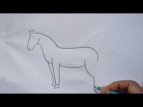 how to draw horse drawing easy step by stepKids Drawing Talent