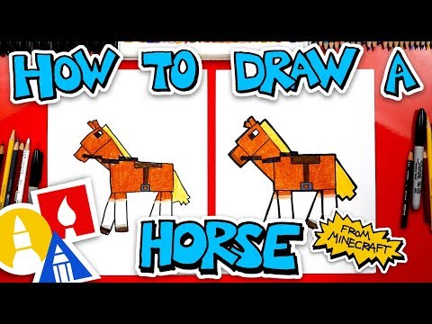 How To Draw A Horse From Minecraft