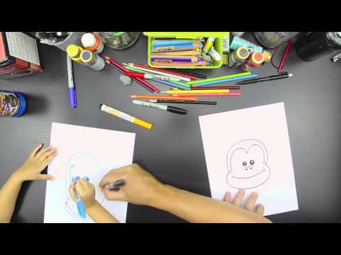 How To Draw A Monkey Face