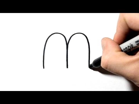 How to Draw a Monkey after Writing the Letter M  LetterToons