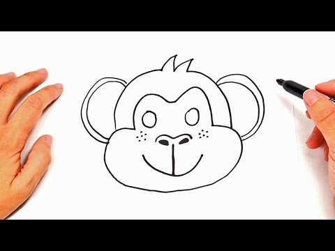 How to draw a Monkey  Easy Drawings for Kids