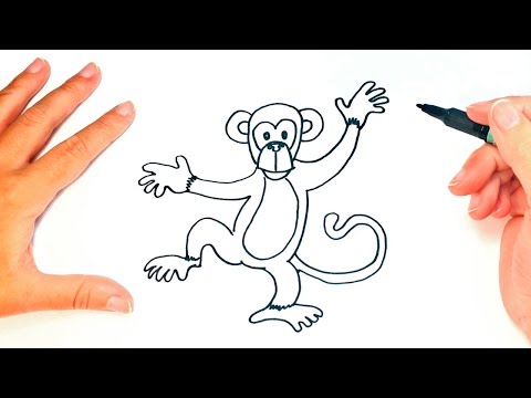 How to draw a Monkey for kids  Monkey Drawing Lesson Step by Step