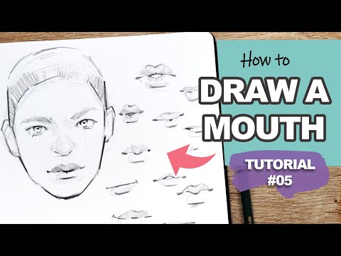 How to DRAW MOUTH amp LIPS for BEGINNERS Face Drawing Tutorial 5