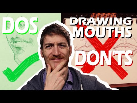 Drawing Realistic Mouths  DOS and DON39TS  Portrait Techniques  How to Draw a Mouth