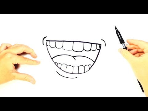 How to draw a Mouth   Mouth Easy Draw Tutorial