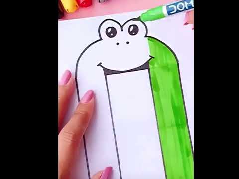 How To Draw a Mouth Open Rainbow Frog shorts