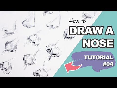 How to DRAW A NOSE for BEGINNERS Face Drawing Tutorial 4
