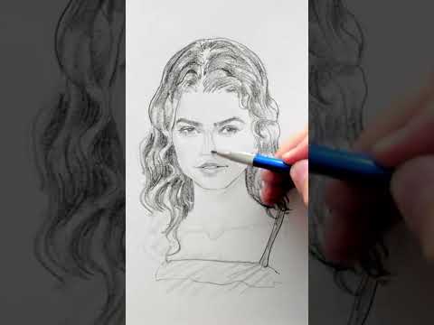 How to draw a Nose the easiest way pt2 shorts