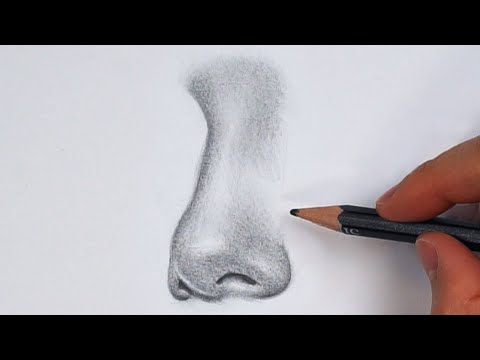 How to Draw a  Nose  EASY