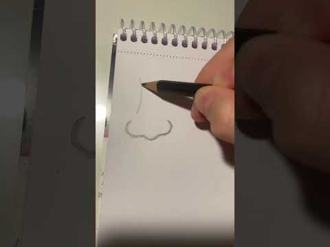 How to draw a nose Drawing nose under 5 minutessketch drawing realistic nose drawingtutorial