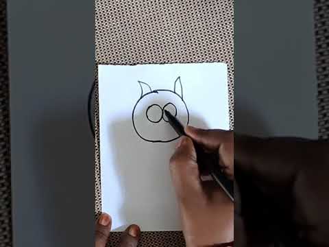 Easy owl drawing easy owl drawing for kids cute owl shorts