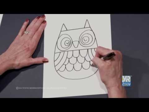 Teaching Kids How to Draw How to Draw an Owl