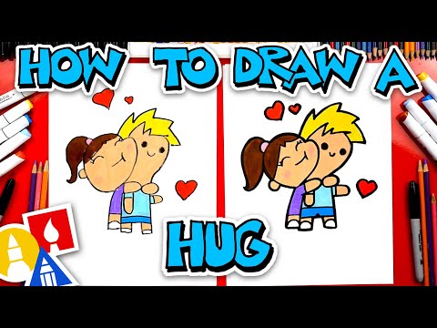 How To Draw A Hug For National Hug Day