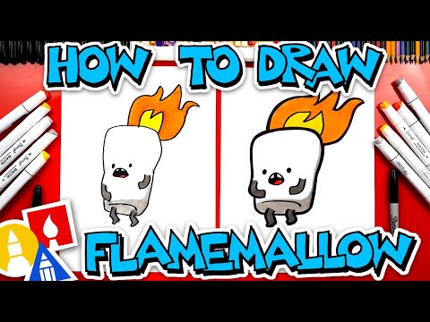 How To Draw Flamemallow From YouTube Kids App