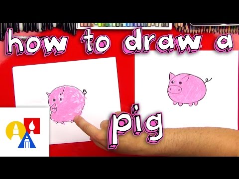 How To Draw A Pig For Young Artists